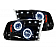Recon Accessories Headlight Assembly 264270BK