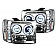 Recon Accessories Headlight Assembly 264271CLCC