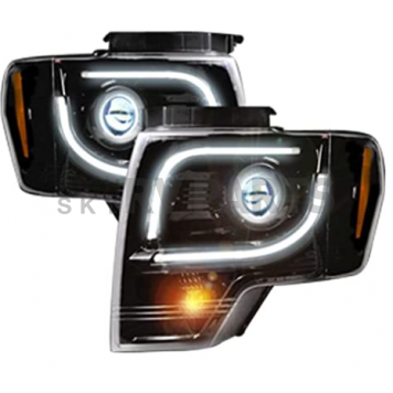Recon Accessories Headlight Assembly 264273BK-1