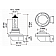 Hella Headlight Bulb Single - H11