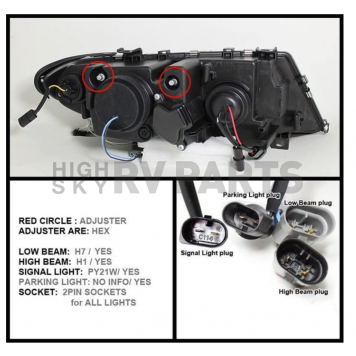 Spyder Automotive Headlight Assembly 5042415-1