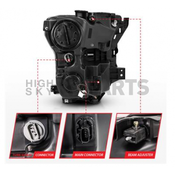 ANZO USA Headlight Assembly 111357-3