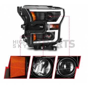 ANZO USA Headlight Assembly 111357-5