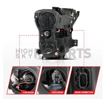 ANZO USA Headlight Assembly 111358-2