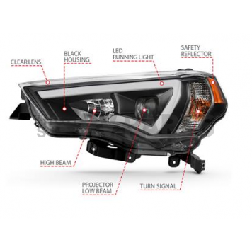 ANZO USA Headlight Assembly 111416-1