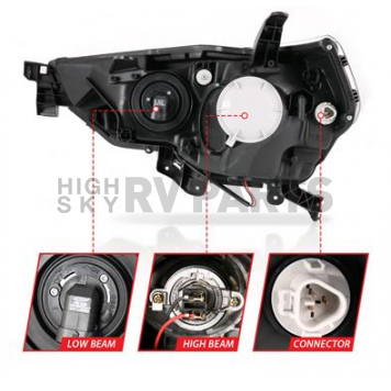 ANZO USA Headlight Assembly 111416-2