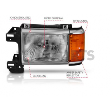 ANZO USA Headlight Assembly 111449-3