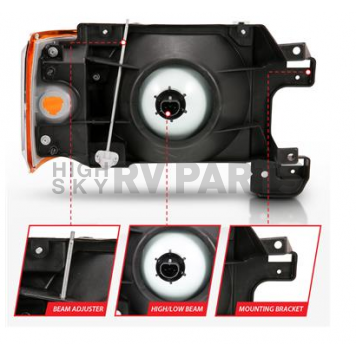 ANZO USA Headlight Assembly 111449-4