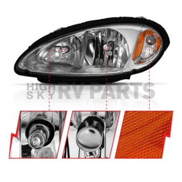 ANZO USA Headlight Assembly 111472-2