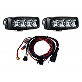 Rigid Lighting Driving/ Fog Light - LED Rectangular - 90521EM