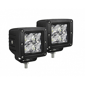 Westin Automotive Driving/ Fog Light - LED Rectangular - 09-12200A-PR