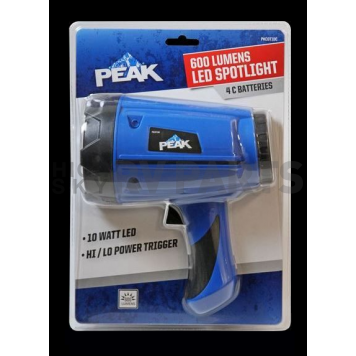 Peak/ Herculiner Spotlight Round LED 4 C Battery Powered - PKC0T10C