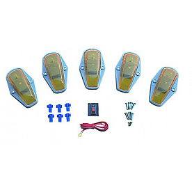 Pacer Performance Roof Marker Light 5 Pieces - 20-225