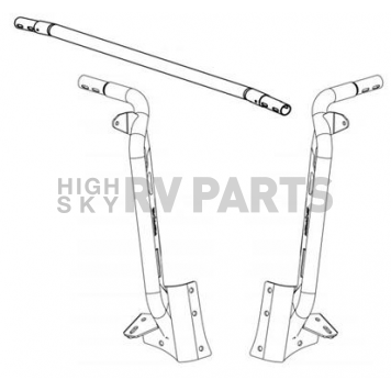 Westin Automotive Light Bar Mounting Kit 62-41005-1