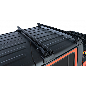 Rhino-Rack USA Roof Rack - 59 Inch Black 2 Bars Direct-Fit - JC00297