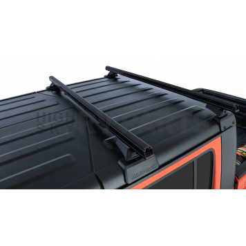 Rhino-Rack USA Roof Rack - 59 Inch Black 2 Bars Direct-Fit - JC00297