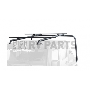 Rugged Ridge Roof Rack - Black 300 Pounds Round - 1170322-1