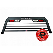 Magnum Truck Racks Headache Rack Louvered Aluminum Black Matte Powder Coated - 220LT