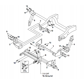 Meyer Products Snow Plow Mount - 17173