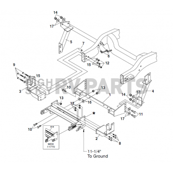 Meyer Products Snow Plow Mount - 17173