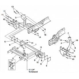 Meyer Products Snow Plow Mount Meyer Lot Pro Plow System To Vehicle - 17185