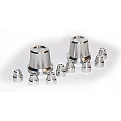 Drake Automotive Billet Strut Tower Cap Set of 10 - BR3Z-7W13296-BL