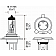 Hella Driving/ Fog Light Bulb H424V