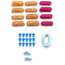 Pacer Performance Side Marker Light Set Of 12 - 20-400