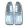 Recon Accessories Exterior Mirror Turn Signal Light 264120WHCL