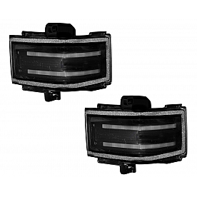 Recon Accessories Exterior Mirror Turn Signal Light 264245AMBK