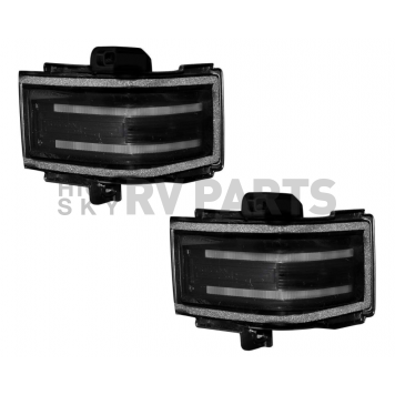 Recon Accessories Exterior Mirror Turn Signal Light 264245AMBK