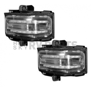 Recon Accessories Exterior Mirror Turn Signal Light 264245WHCL
