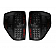 Recon Accessories Tail Light Assembly - LED 264168BK
