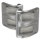 Xtune Exterior Mirror Turn Signal Light LED Amber Set Of 2 - 9924736