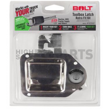 BOLT Locks/ Strattec Security Tool Box Latch - Stainless Steel Paddle - 7023547-1