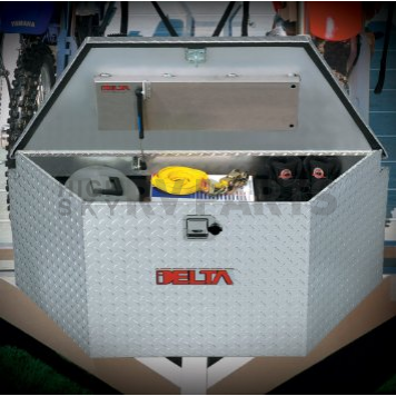 Delta Consolidated Tool Box - Trailer Tongue Box Aluminum 4.5 Cubic Feet - 405000D