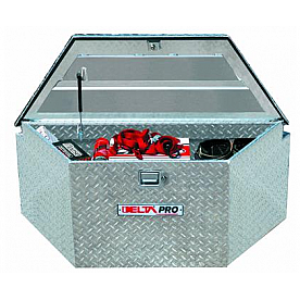 Delta Consolidated Tool Box - Trailer Tongue Box Aluminum 4.5 Cubic Feet - 415000D