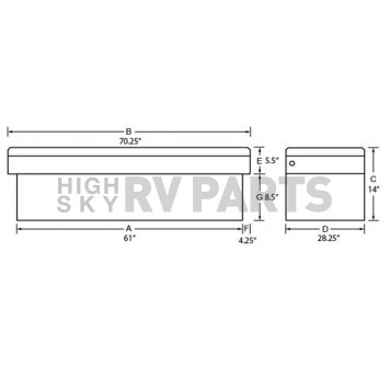 Lund International Tool Box - Crossover Aluminum 13.4 Cubic Feet - 79306-1