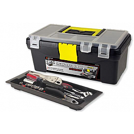 Performance Tool Tool Box - Portable Plastic Black - W54012