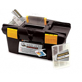 Performance Tool Tool Box - Portable Plastic Black - W54019