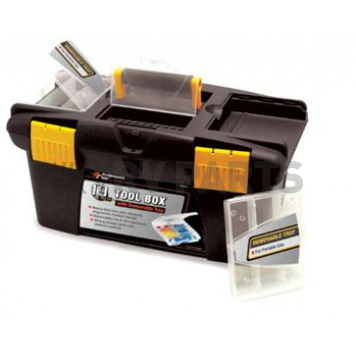 Performance Tool Tool Box - Portable Plastic Black - W54019