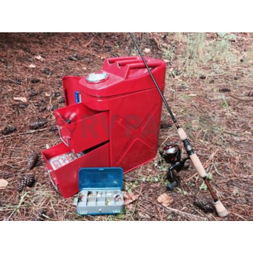 Rampage Tool Box - Jerry Can Steel Red Powder Coated - 86619-1