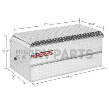 Weather Guard (Werner) Tool Box Chest Aluminum 6 Cubic Feet - 644001-1