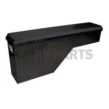 Westin Automotive Tool Box Wheel-Well Black Textured Aluminum Wide - 80RB162BT