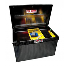 Westin Automotive Tool Box Crossover Black Textured Aluminum - 80RB624BT