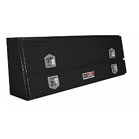 Westin Automotive Tool Box Side Mount Black Textured Aluminum - 80-TBS200-90D-BT