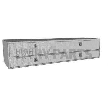 Westin Automotive Tool Box Side Mount Polished Aluminum - TB40072-1