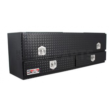 Westin Automotive Tool Box Side Mount Black Textured Aluminum - 80-TB400-72-BD-BT