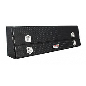 Westin Automotive Tool Box Side Mount Black Textured Aluminum - 80-TBS200-72-BT