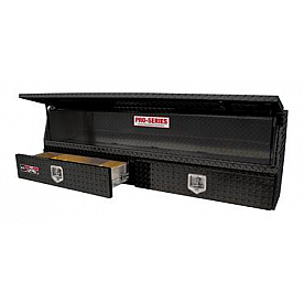 Westin Automotive Tool Box Side Mount Black Powder Coated Aluminum - 80-TBS200-88D-BDB